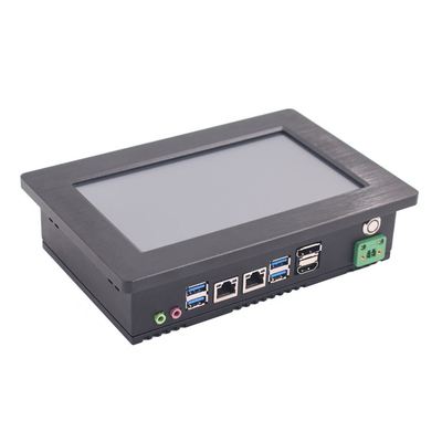 Aluminum Case Industrial Panel Mounted Touch Screen Pc Fanless Computer