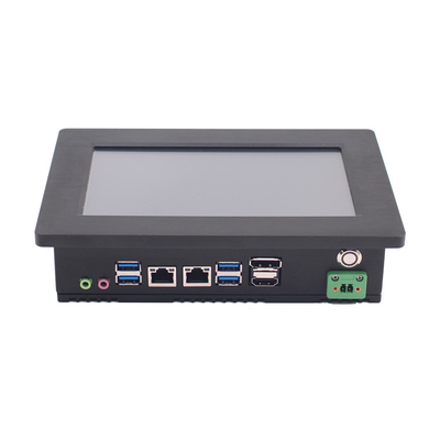 500cd/M2 Brightness Industrial Panel Pc Touch Screen 7-Inch 2*Rj45