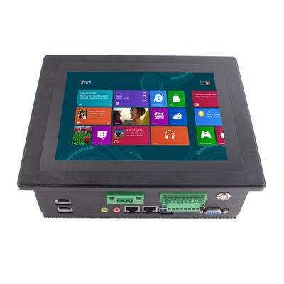 4xRJ45 8'' I3 Wall Mount Industrial Computer PCAP Touch Windows 10