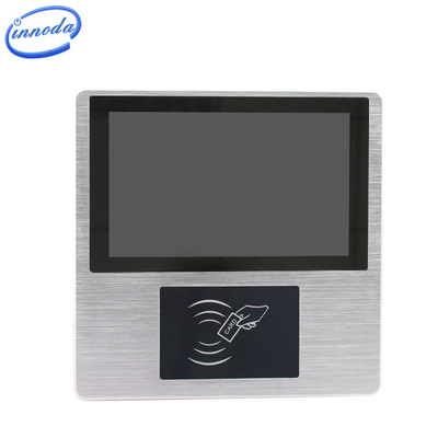 RFID Reader Industrial Touch Panel Pc 10 Msec FCC PoE 7'' Wall Mount