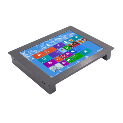 DC 24V Power Supply Industrial Touch Screen Monitors Support Windows Computer