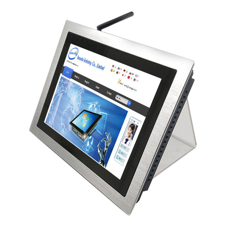 10.4 Inch 3mm Bezel Fanless Touch Panel Pc With RS485 RS232
