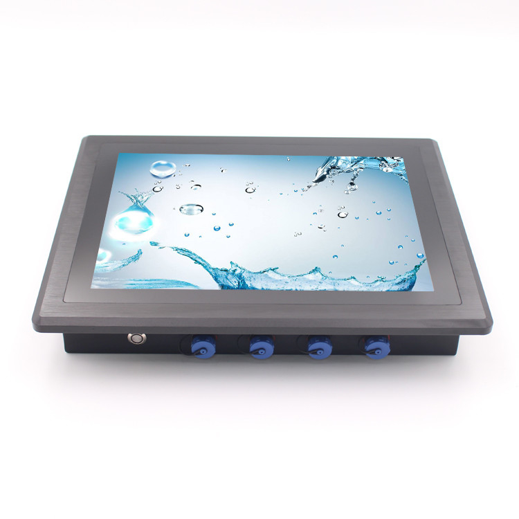 RJ45 RS232 Waterproof Touch Panel Pc FCC Aluminum 1.5mm Frame