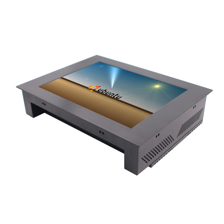 Aluminum Linux Touch Panel PC 15 Inch Fanless For HMI System