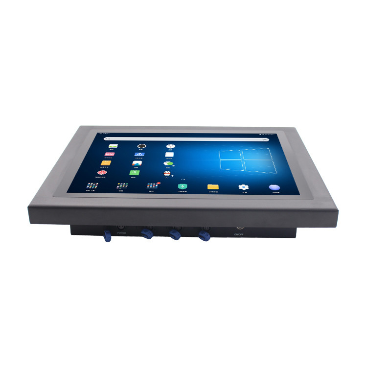 1280×1024 Waterproof Panel Pc PCAP Touch Flat Metal Enclosure IP65 PoE