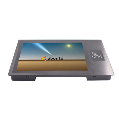 Aluminum Android Industrial Panel PC RFID / NFC Card Reader Integrated