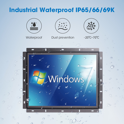 1280 *1024 Resolution Industrial Touch Monitor 17inch Sturdy Rugged Display