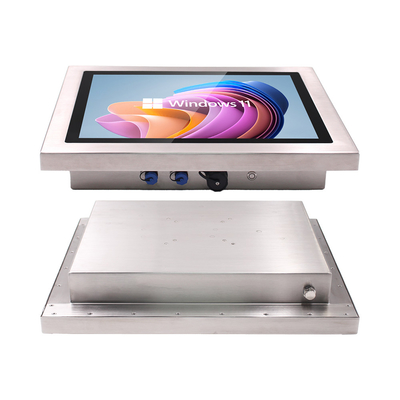 Resolution 1280*1024 Silver Waterproof LCD Monitor 4 3 Aspect Ratio VGA\\DVI\\USB Input