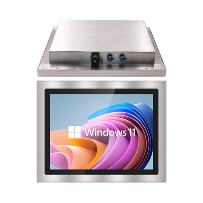 Silver Industrial Touch Screen Monitor With 1280*1024 Resolution Standard VESA Holes VGA\\DVI\\USB