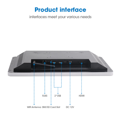 15.6 Inch Rugged Android Touch Panel PC with IP65 Front Bezel and 2G/4G/8G DDR3 Memory
