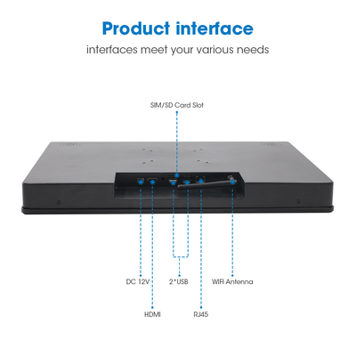 15 Inch Android Touch Panel PC with Poe Interface EMMC 8G/16G/32 Storage CE Marked RoHS Certified