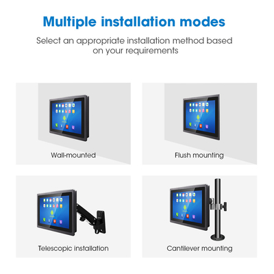 Versatile Connectivity Android Touch Panel PC With VESA Mounting And IP65 Certification