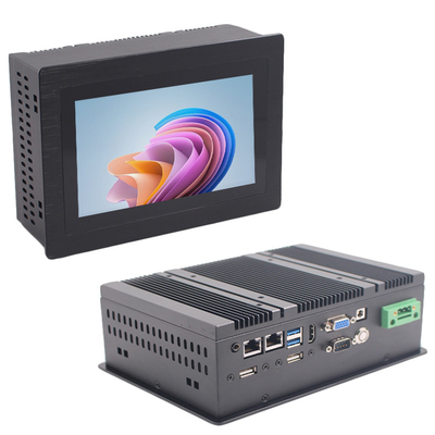 7 Inch Embedded Touch Panel PC Memory and Window/Lunix Integration for Industrial