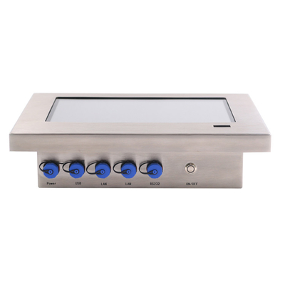 Rugged Stainless Steel Computer With Waterproof HDMI Ports And Capacitive Touchscreen