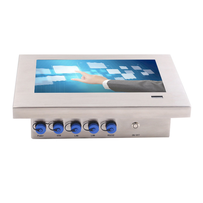 Industrial 10.1 Stainless Steel Panel PC With HDMI Port And 800 X 400mm VESA Mount