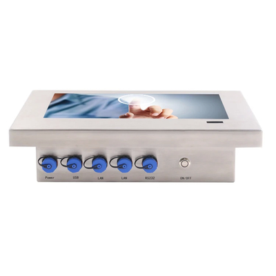 Industrial Grade Stainless Steel Panel PC with 8GB RAM and Ubuntu OS for Panel Mount