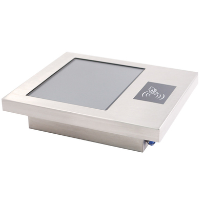 Stainless Steel Fanless Panel PC with Acceptable Client Logo and USB/RJ45/COM Interface