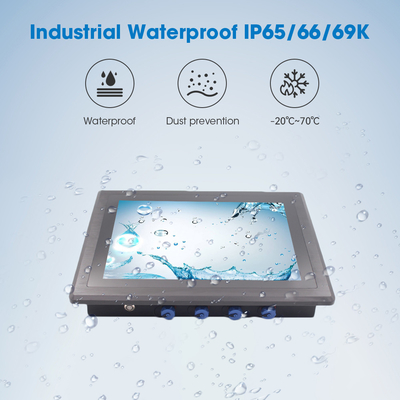 Industrial PC Computer 64GB SSD IP/65/66/67 Resistive/ Capacitance Touch