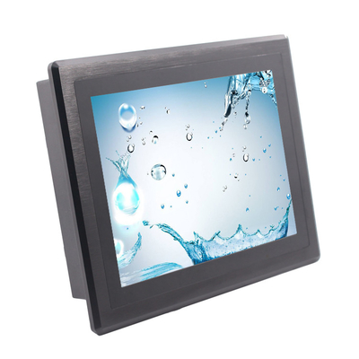 12V DC Waterproof Industrial Panel PC with IP65/66/67 and 1024 x 768 350cd/m2 Display