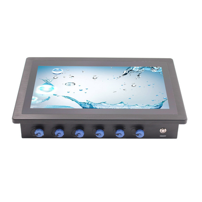 Intel J6412 CPU Waterproof Panel PC IP65/66/67 Rating For Extreme Temperature Environments
