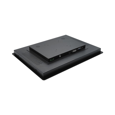80/80/80/80 View Angels Industrial Panel Mount Monitor with Ac Power Adapter and USB/RS232 Port Touch Interface