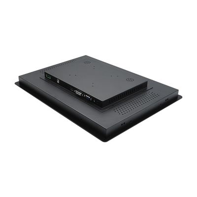80/80/80/80 View Angels Industrial Panel Mount Monitor with Ac Power Adapter and USB/RS232 Port Touch Interface