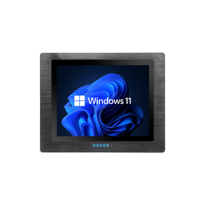 High Brightness 350 Cd/m2 Industrial Panel Mount Monitor with 1000 1 Contrast Ratio and 4 3 Aspect Ratio Capacitive Touch