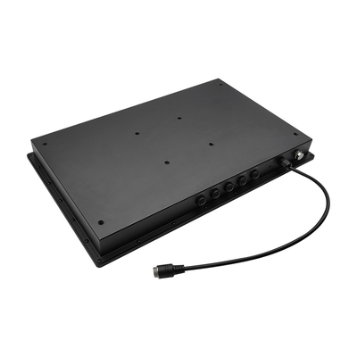 18.5 Inch Waterproof Monitor in Black Stainless Steel Must-Have for Industrial Application