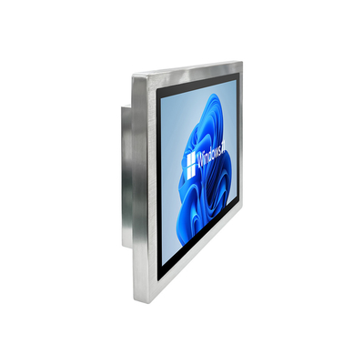 1280*1024 Resolution Stainless Steel Panel PC with 128G Hard Disk and Optional WIFI
