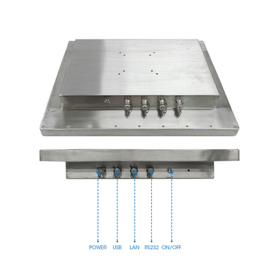 1280*1024 Resolution Stainless Steel Panel PC with Optional WIFI and Acceptable Client Logo