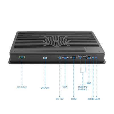 12-36V Input Voltage Industrial Panel PC with Touch Screen and USB/RJ45/COM/VGA/HD MI/DC12V Interface