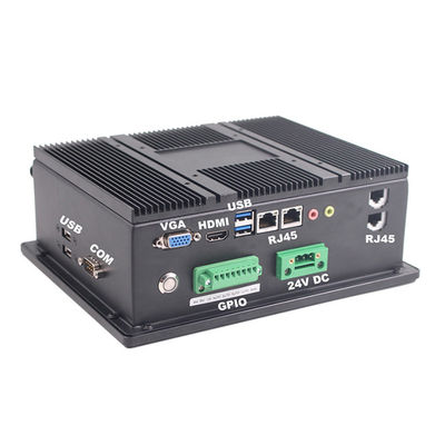 2mm tempered glass RS232 Industrial Lcd Panel Pc With GPIO