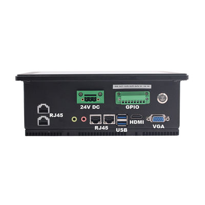 2mm tempered glass RS232 Industrial Lcd Panel Pc With GPIO