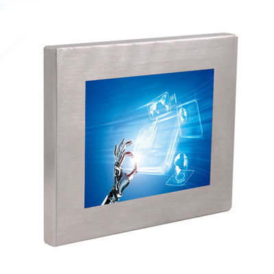 IP65 1xDC Jack Waterproof LCD Monitor Fully Sealed