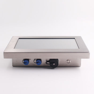 1000nits IP65 Sunlight Readable Waterproof Monitor Resistive Touch