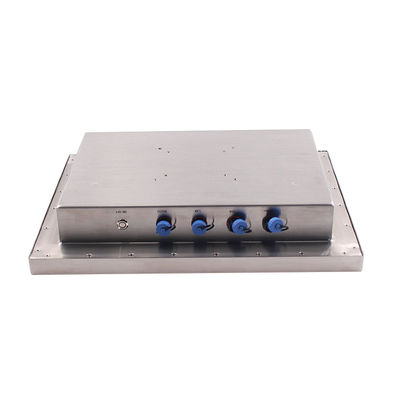 RJ45 12 Inch Waterproof Embedded Panel PC 250nits Bluetooth
