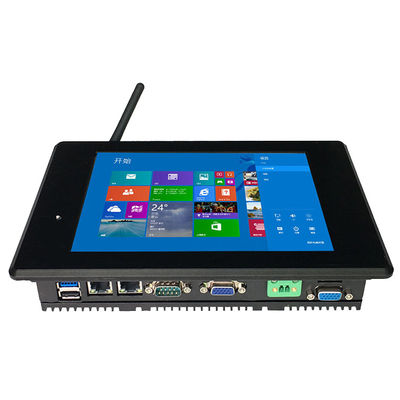 Dual Rj45 8 inch 18W 350nits Rugged Touch Panel Pc DC 24V