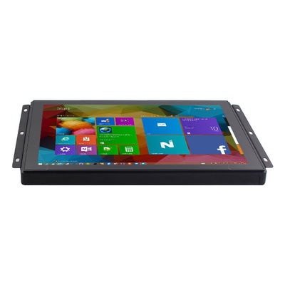 Plastic Bezel 250nits DVI Capacitive Touch Panel Monitor 15 Inch