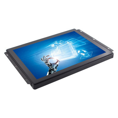 Plastic Bezel 250nits DVI Capacitive Touch Panel Monitor 15 Inch
