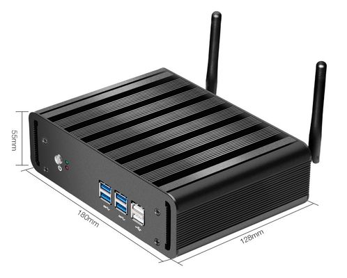 2.7Ghz Type C HTPC Linux ITX MINI PC I7 7500U VGA HDMI 128G SSD