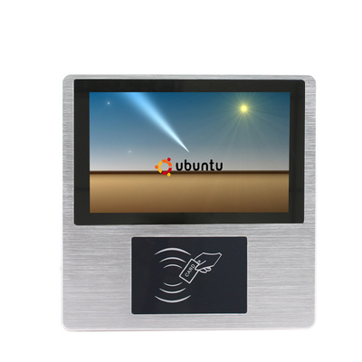 RFID Reader Industrial Touch Panel Pc 10 Msec FCC PoE 7'' Wall Mount