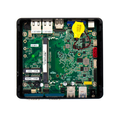 Passive Cooling ITX MINI PC Aluminum Alloy With HDMI VGA EdP Display Port