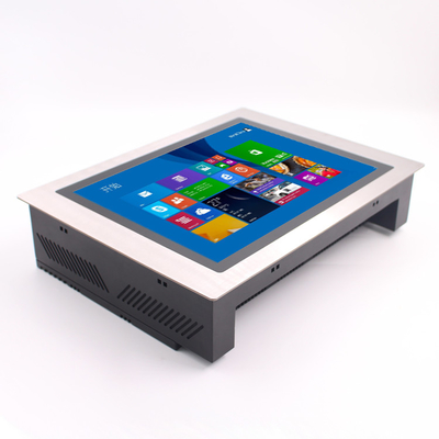 1024×768 Embedded Rugged Panel PC 300cd/m2 Aluminum Bezel PCAP