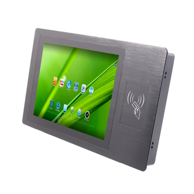 UHF RFID Tablet Panel Pc 350nits Capacitive Android 8.0 Waterproof Antenna