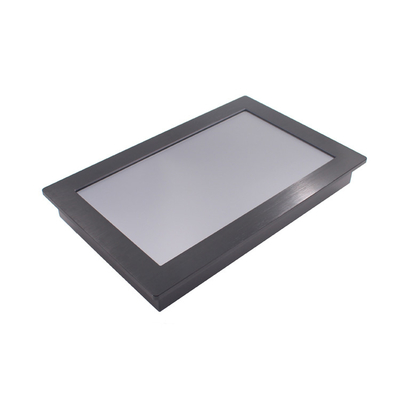 1TB Wide Fully Sealed Waterproof Touch Screen Computer 300cd/m2 Aluminum Bezel