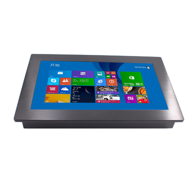 DC Power 12V Aluminum Industrial Panel Pc, IP67 Waterproof 15.6 inch lCD AIO Pc