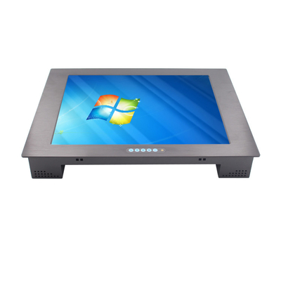 DVI Panel Mount Monitor 17 Inch, 36V HDMI Embedded Interactive Display