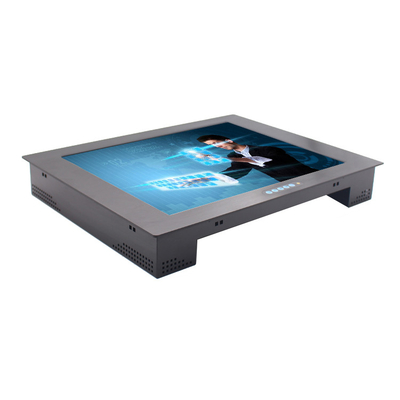 350NITs 17 Inch industrial lCD monitor 12 / 24V 15 Msec Response Time
