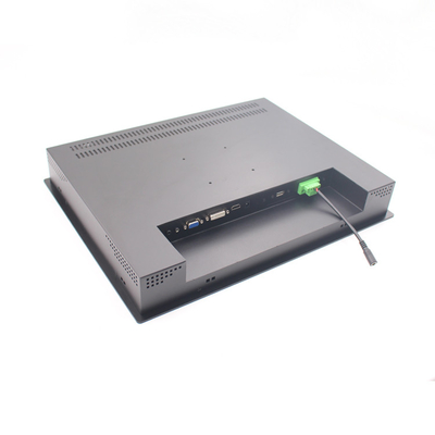 19 Inch Front IP65 Panel Mount Industrial Monitor With Resistive Touch