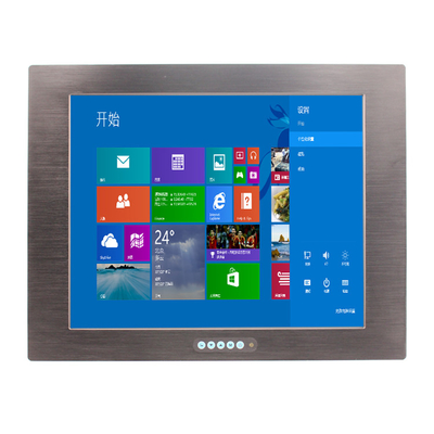 RS232 Port Touch Screen Industrial Monitor 24V Car Power DVI VGA HDMI Signal